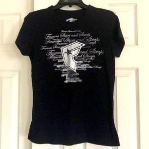 Vintage fitted juniors t-shirt